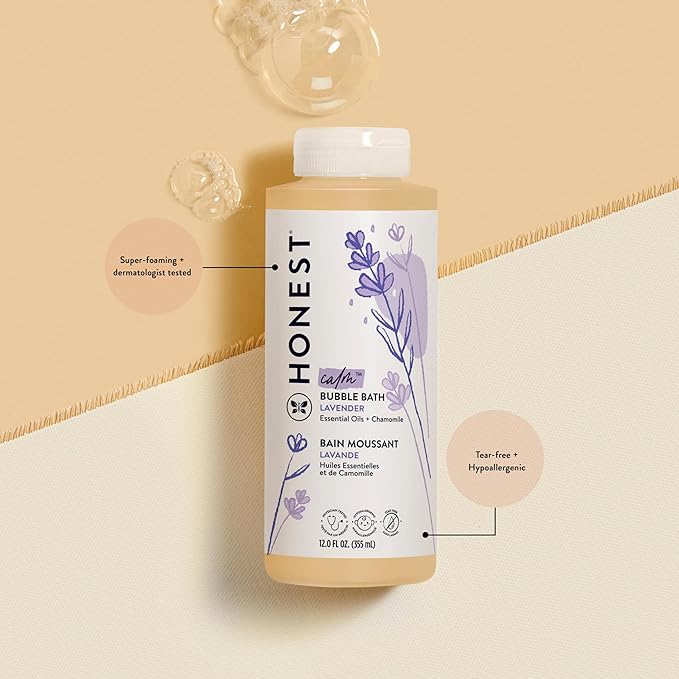 The Honest Company Foaming Bubble Bath | Gentle for Baby 12 fl