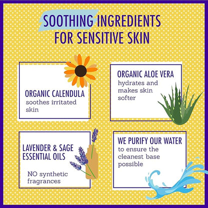 California Baby Calendula Shampoo and Body Wash | 100% Plant-Based 19 oz. (2-pack)