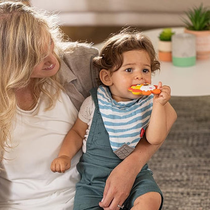 Nuby Vibe-eez Vibrating Teether - Battery Powered 3+ Months
