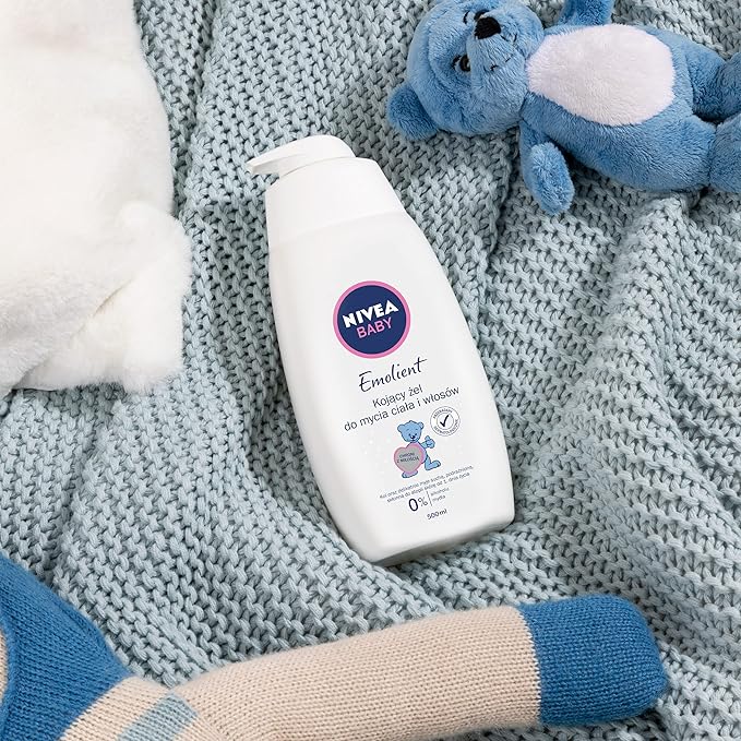 NIVEA BABY Emollient Soothing Body and Hair Cleansing 500ml