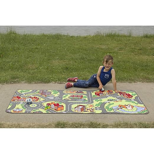 Children’s Factory, Learning Carpets My Neighborhood Play Carpet 79x36, LC144,