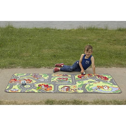 Children’s Factory, Learning Carpets My Neighborhood Play Carpet 79x36, LC144,