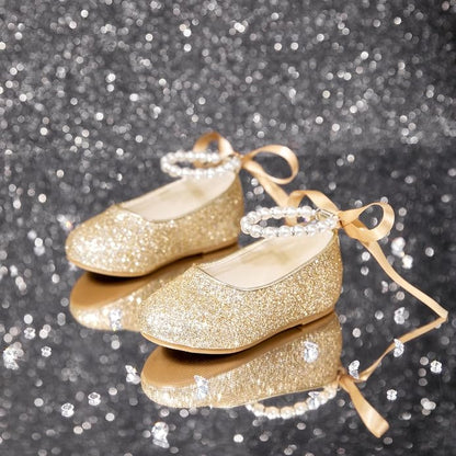 Felix & Flora Girls Toddler Little Ballet Shoes - Flower