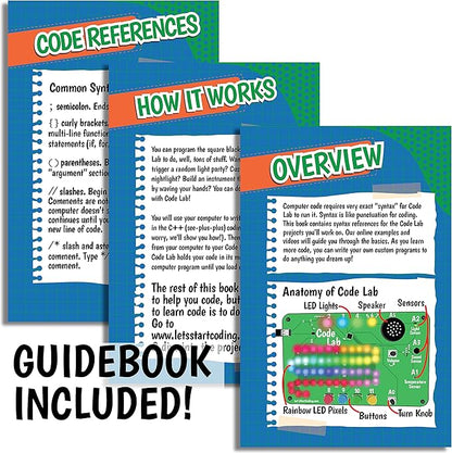 Code Lab All-Inclusive Coding Kit for Kids 8-12+ and Teens. Premium STEM Learning Toy for Boys & Girls Teaches C++ Programming. Includes Over 60 Electronic Components and Over 100 Online Lessons