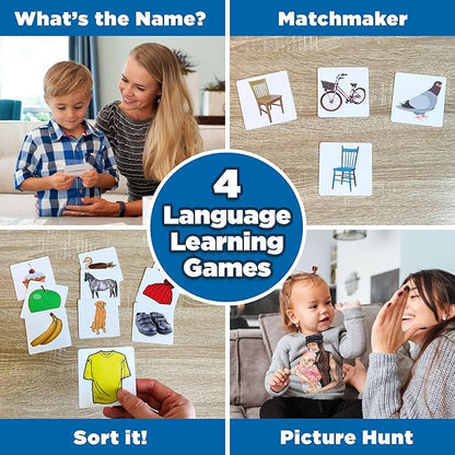 ThinkPsych First Nouns Picture Play Cards | Award Winning | 150 Picture Cards for Speech Development | Autism and Speech Therapy Materials | Best Flash Cards for Toddlers and Homeschool