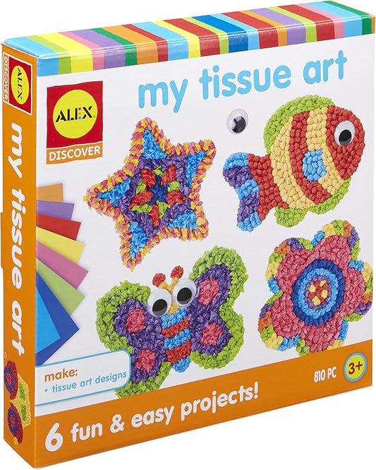 Alex Discover My Tissue Art Kids Art and Craft Activity