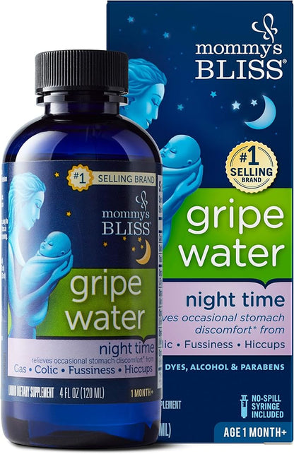 Mommy's Bliss Gripe Water Original 4 Fl Oz (Pack of 2) with 4 Fl 3)