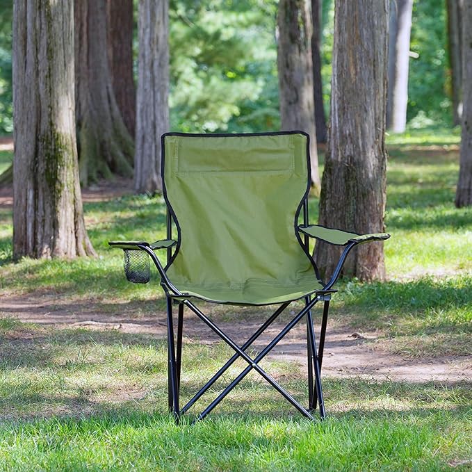 CAMP & GO Portable Max Quad Camping Cup Holders and Carrying Bag Chair