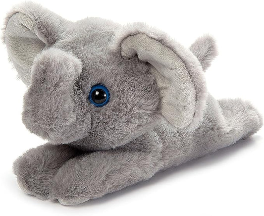 The Petting Zoo Elephant Stuffed Animal Plushie Slap Bracelet, Gifts for Kids, Slapstix Animals, Elephant Plush Toy 10 Inches