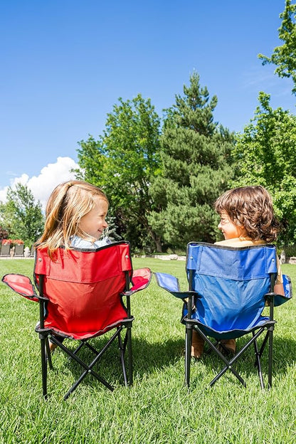Pacific Play Tents Sapphire Blue Kids Super Folding Chair (56132)