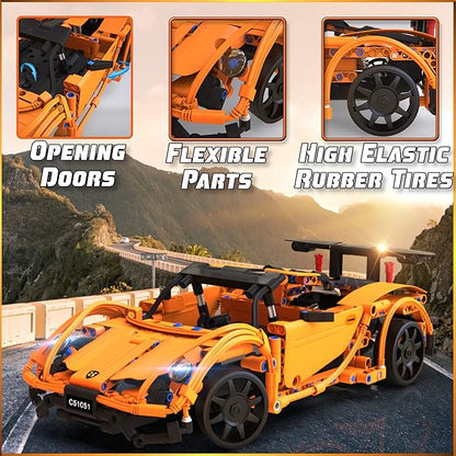 WISEPLAY STEM Kits for Kids Age 8-10 - 421 pcs RC Car Kits to Build - Stem Projects for Kids Ages 8-12 - STEM Building Toys for Boys Age 8-12 - Engineering Toys for Kids 8-10 - Build Your Own RC Car