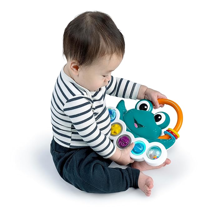 Baby Einstein Ocean Explorers Neptune?s Busy Bubbles Sensory Activity Toy, with Interactive Lights and Music 3+ Months