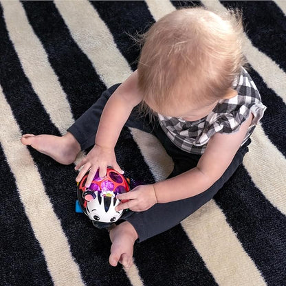 Baby Einstein Curious Car Zen Oball Toy Car & Rattle, Light Up 3 Months+,