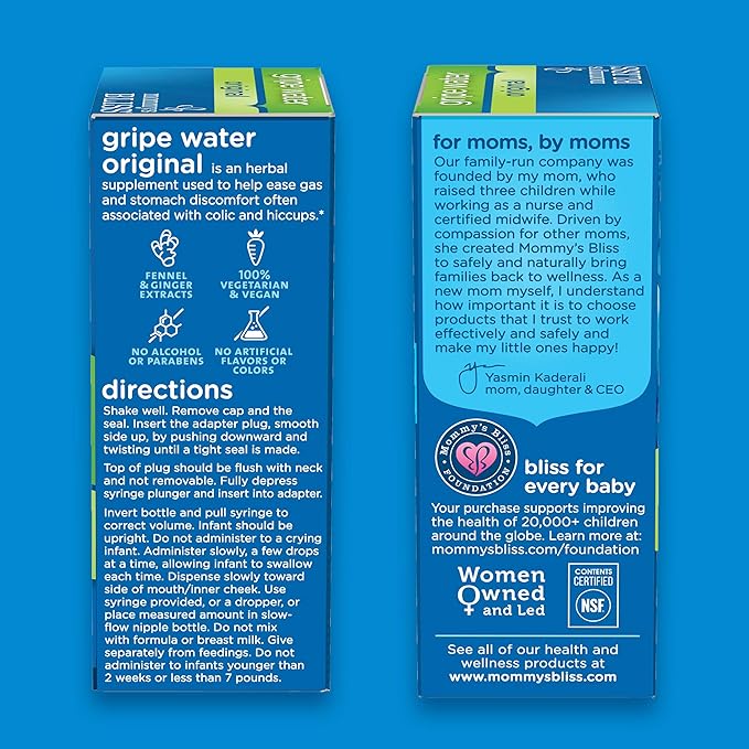 Mommy's Bliss Gripe Water & Baby Gas Relief Drops Combo Pack, Relieves Gas 3 oz