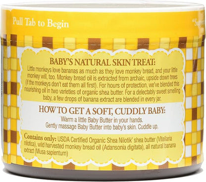 Shea Terra Organics Mama and Baby Collection | Bananas & Monkey Bread Baby Butter 6oz