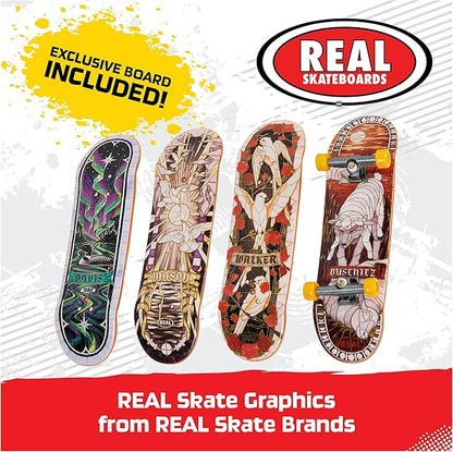 TECH DECK, Ultra DLX Fingerboard 4-Pack, Real Skateboards, Collectible and Customizable Mini Skateboards, Kids Toys for Ages 6 and up