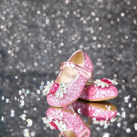 Felix & Flora Girls Toddler Little Ballet Shoes - Flower