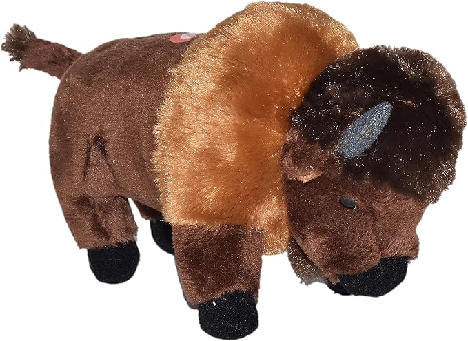 Wild Republic Wild Calls Bison Plush, Stuffed Animal, Plush Toy, Kids Gifts, 7.5"
