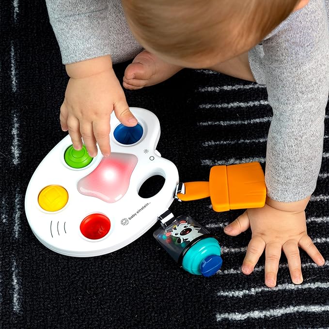 Baby Einstein Color Palette Popper Sensory Fidget Toy, for Infants 6 Months