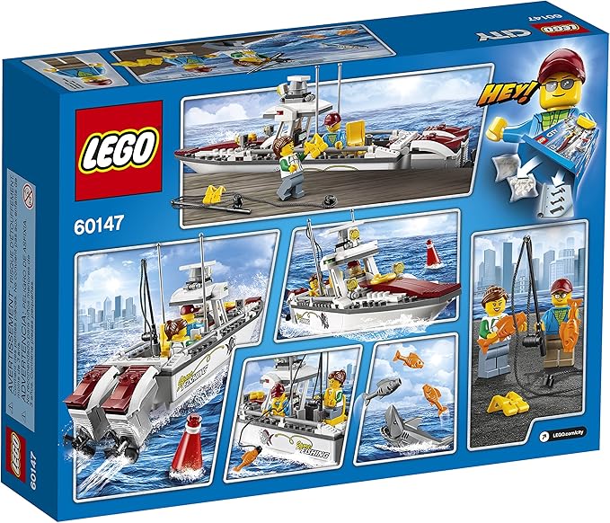 Lego City Fishing Boat 60147 Creative Play Toy